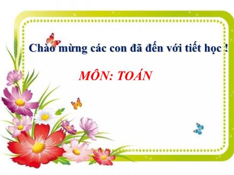 Bài giảng Toán Lớp 3 - Bài: Ôn tập về giải toán