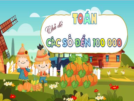 Bài giảng Toán Lớp 3 - Chủ đề: Các số 100000 - Bài: So sánh các số có năm chữ số (Tiết 1)