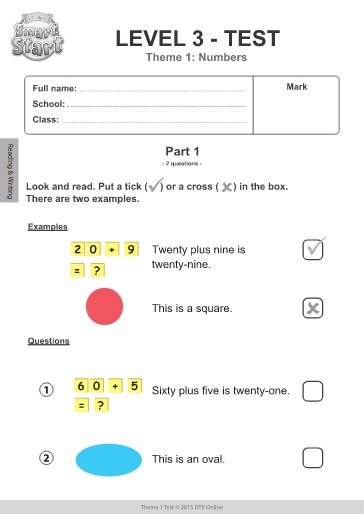 Bài tập Tiếng Anh Lớp 5 - Tuần 9, Theme 1: Numbers - Năm học 2021-2022 - Trường Tiểu học Tân Quới A